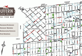 Dufferin Farm Fresh Map