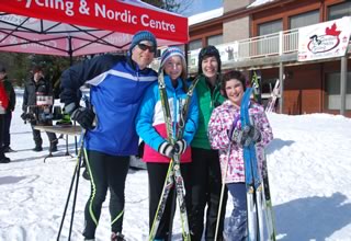 Skiing at Mono Nordic