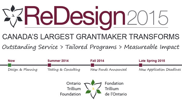 Ontario Trillium Foundation’s ReDesign2015